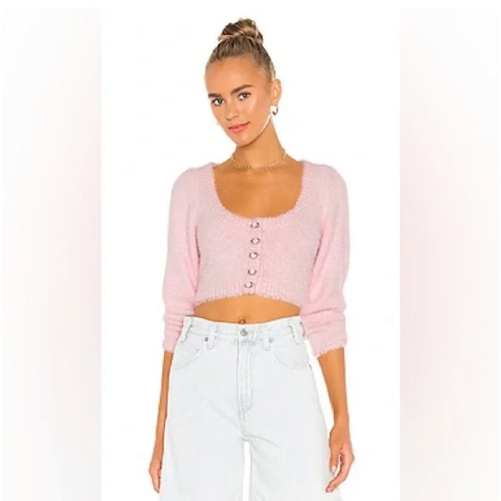 For Love and Lemons Cropped Sweater